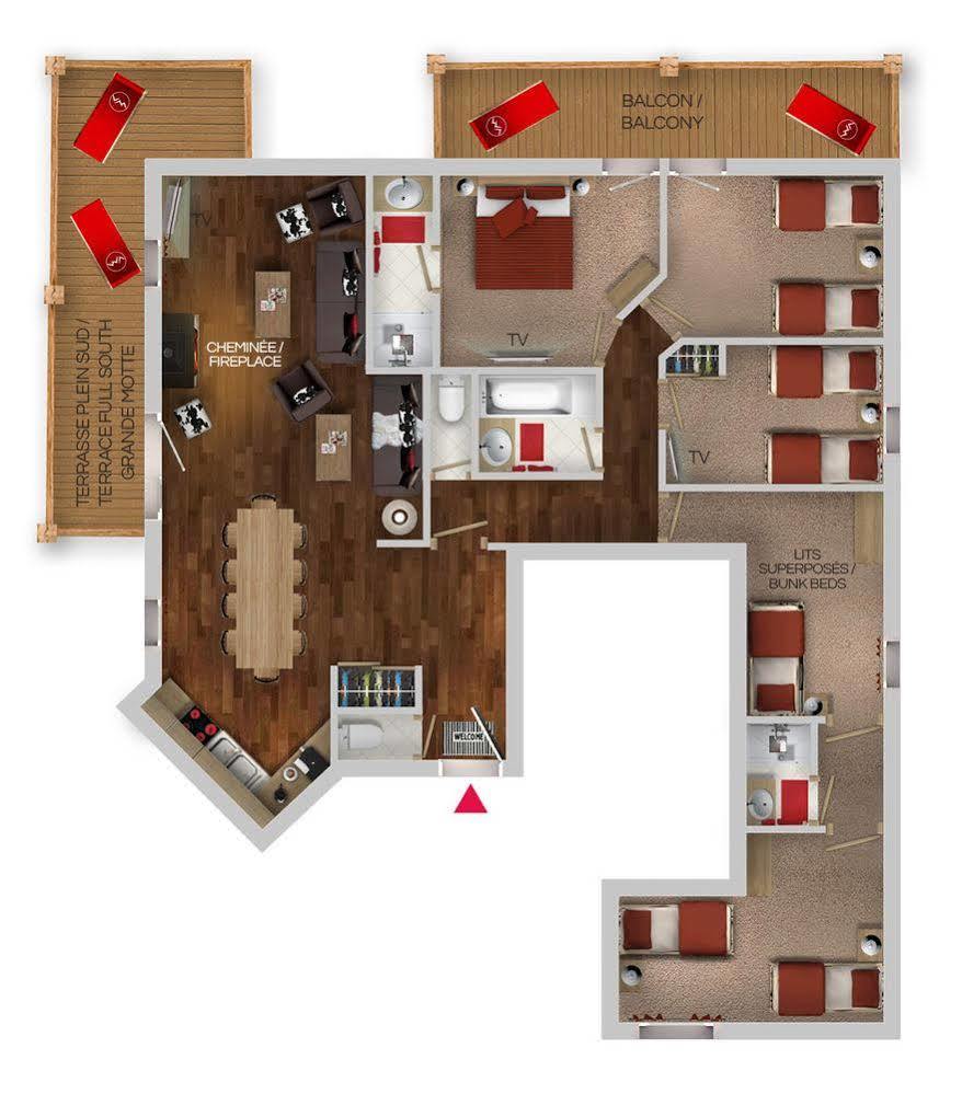 Chalets Montana Planton Тинь Экстерьер фото